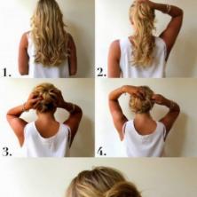Гулька из волос (35 фото): как сделать прическу быстро и красиво Как сделать гульку из волос на голове